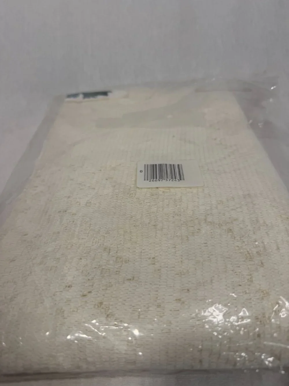Scranton Lace Tablecloth NWT 60x80 Ivory Cotton Nottingham Vintage Symphony USA